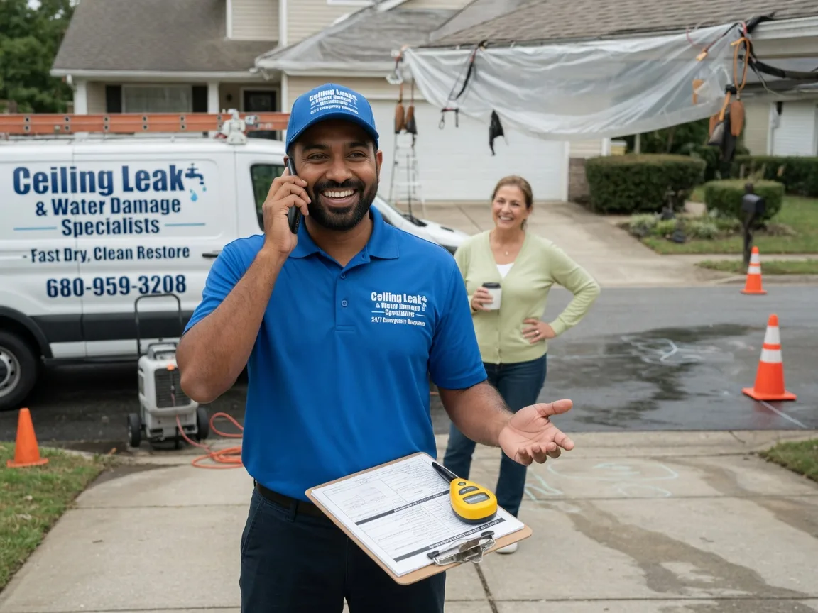 Ceiling Leak Cleanup Bowie, MD FAQs